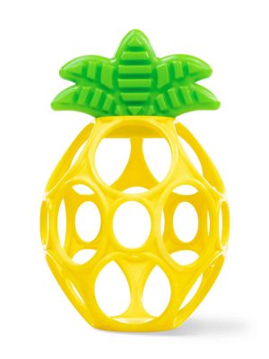 bright starts hold my own easy grasp teether toy pineapple