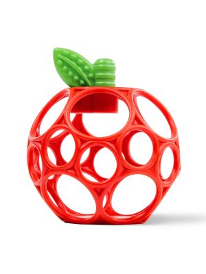 bright starts hold my own easy grasp teether toy apple