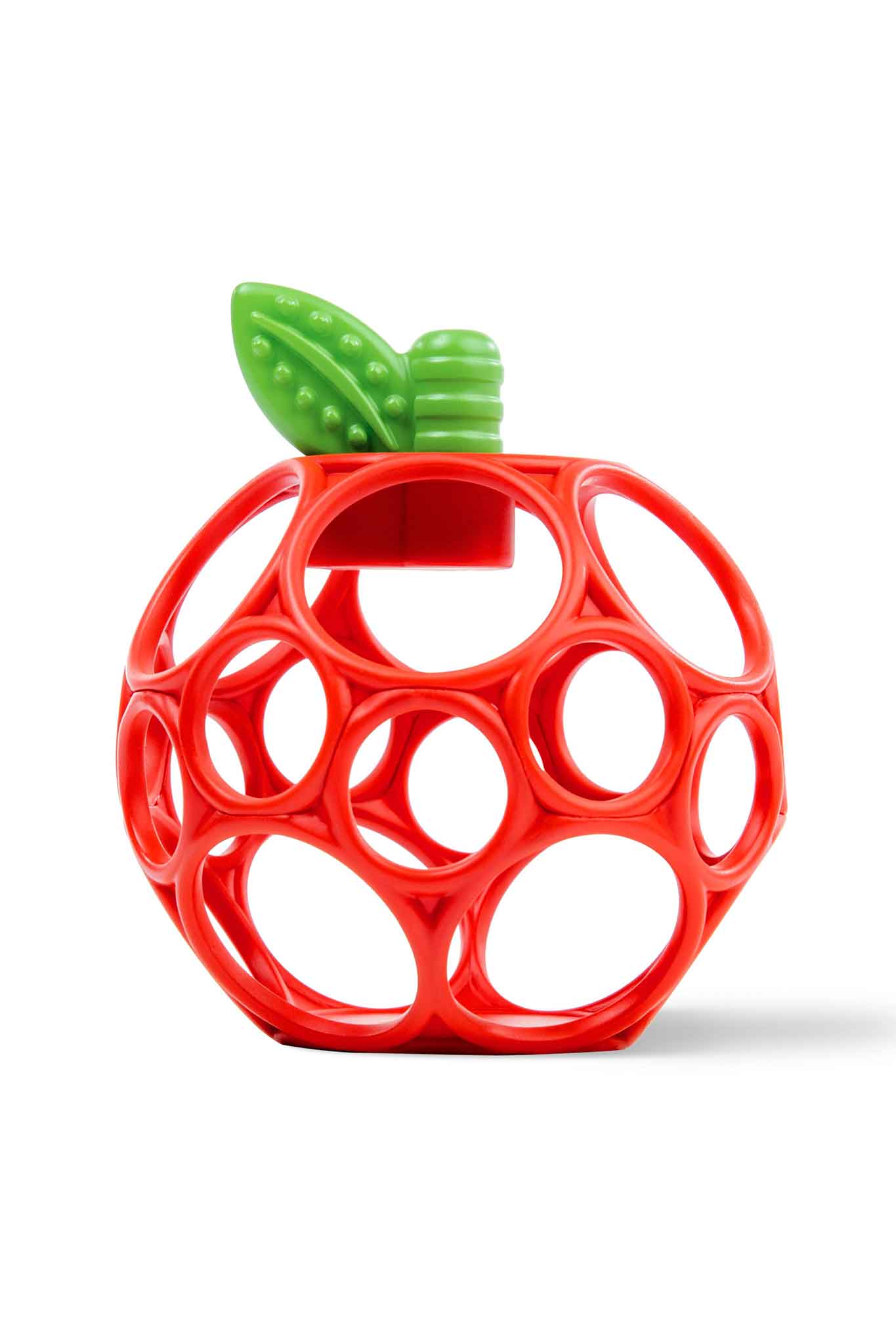 bright starts hold my own easy grasp teether toy apple