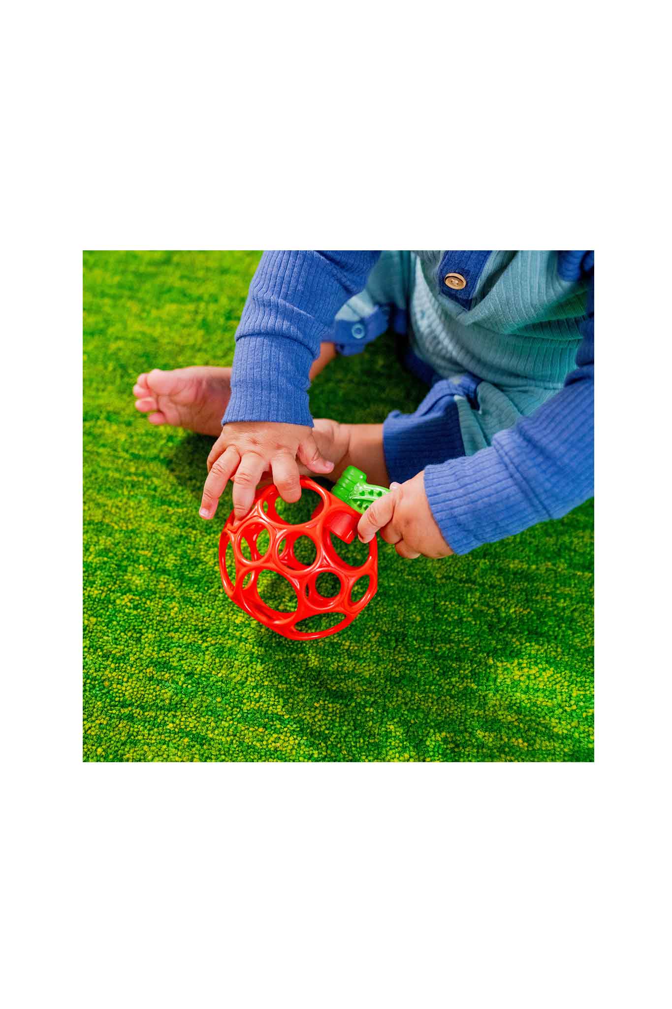 bright starts hold my own easy grasp teether toy apple