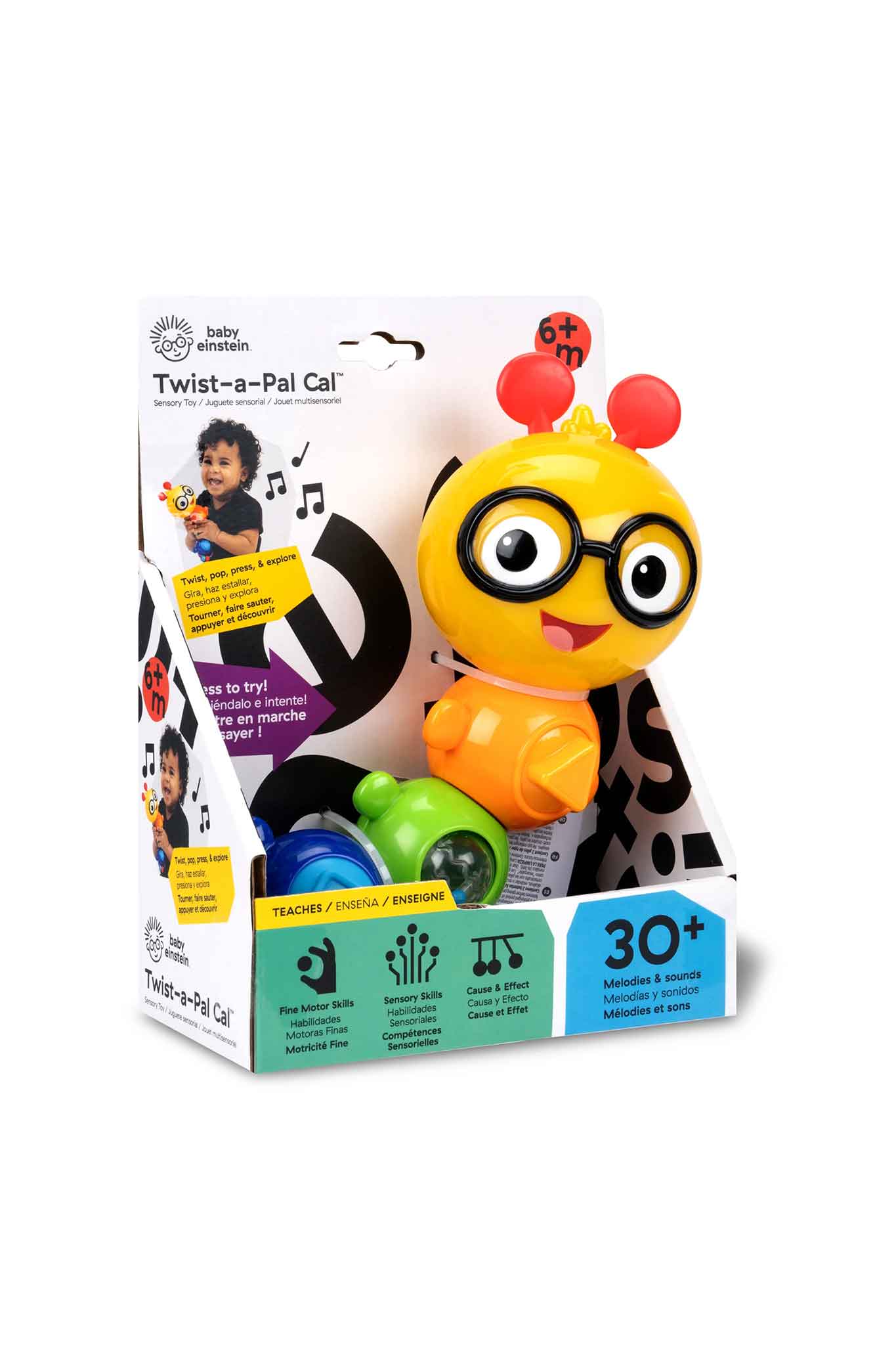baby einstein twist a pal cal sensory toy