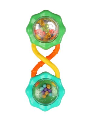 bright starts rattle & shake barbell toy