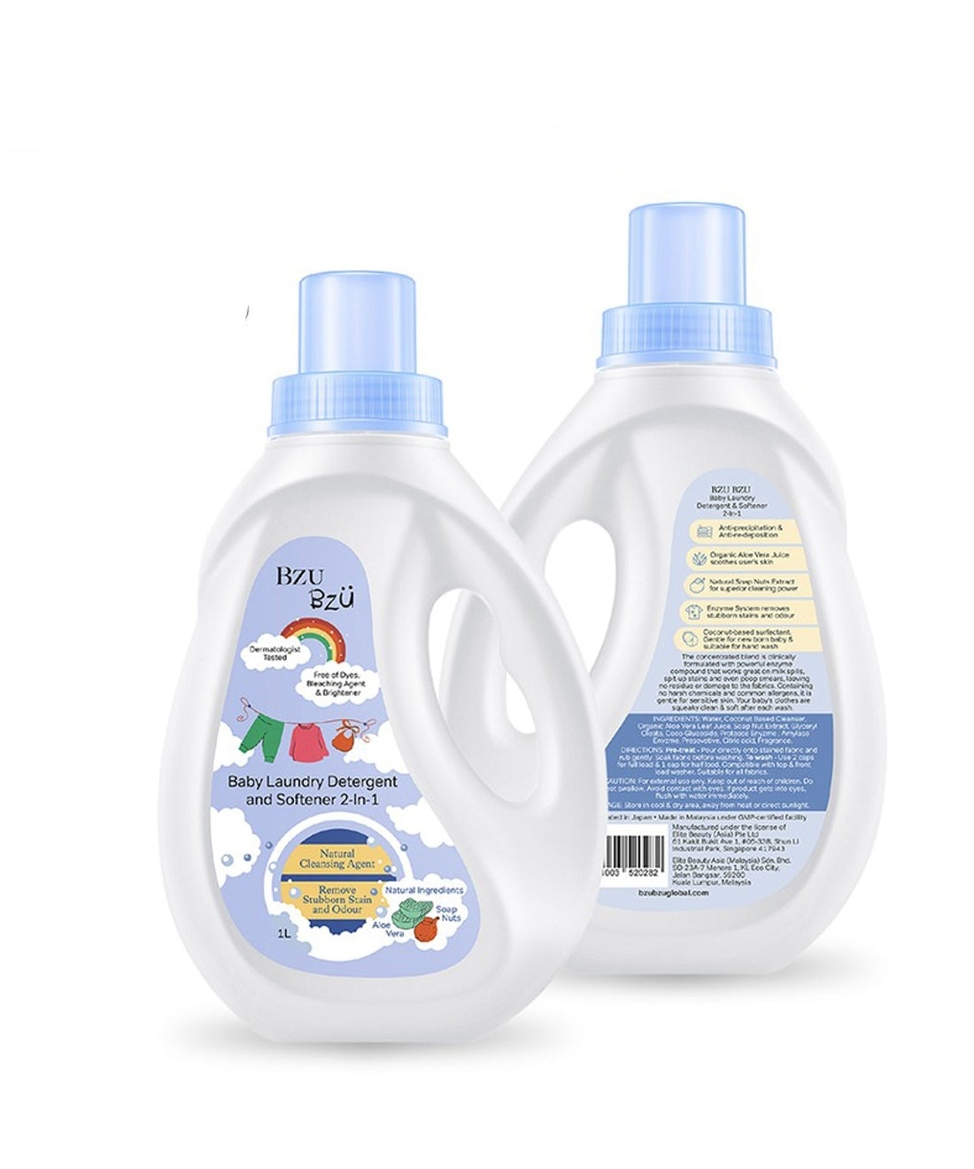 bzu bzu baby laundry & softener 2 in 1 1l