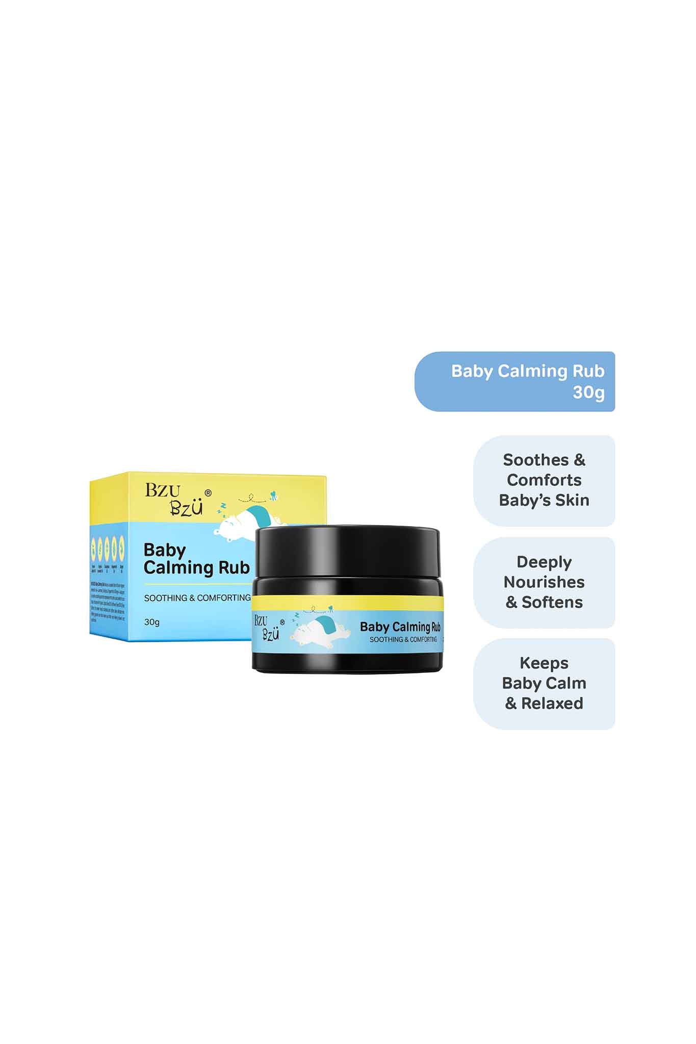 bzu bzu baby calming rub 30g