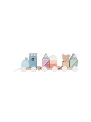 jabadabado train with blocks teddy