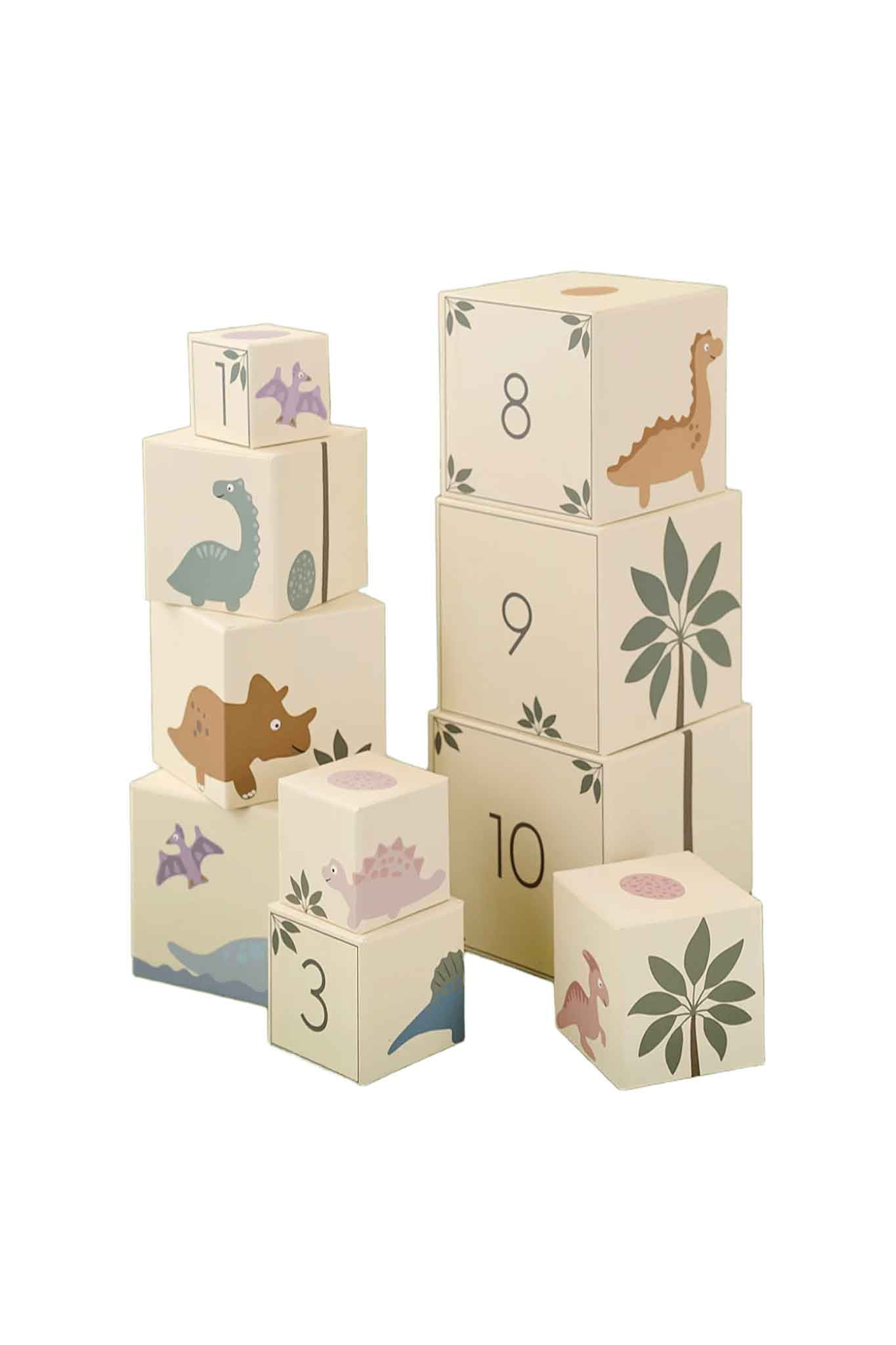 jabadabado stacking cubes dino 1 10