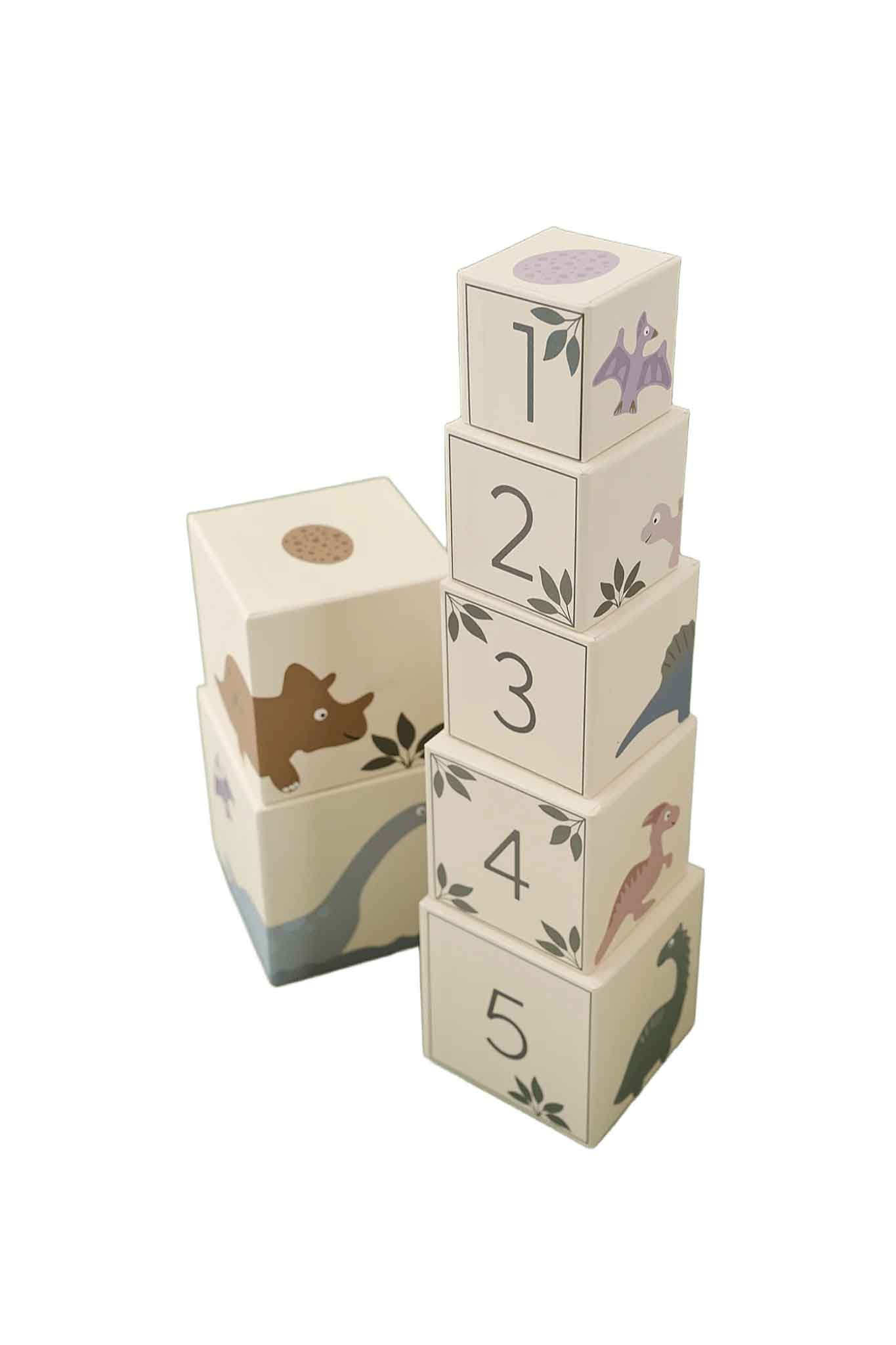 jabadabado stacking cubes dino 1 10