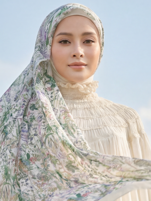 BloomInvitation Japanese Cotton Voile Square - Kaisara
