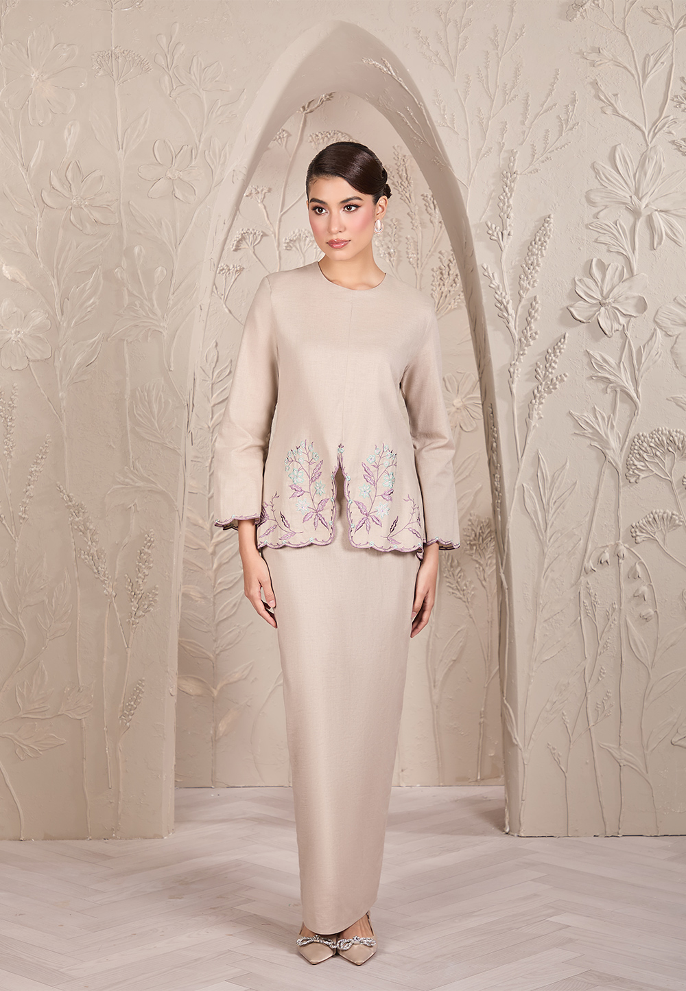 Sherifa baju kurung in angora