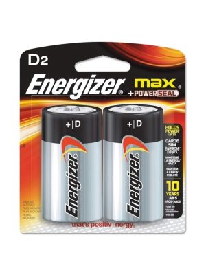 energizer max d 2 pc