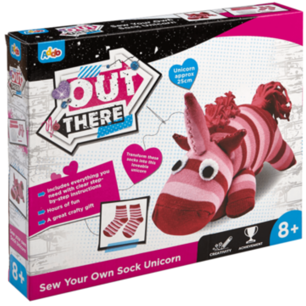 addo out there sew your own sock unicorn