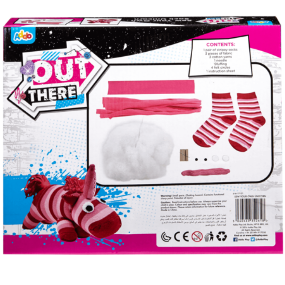 addo out there sew your own sock unicorn