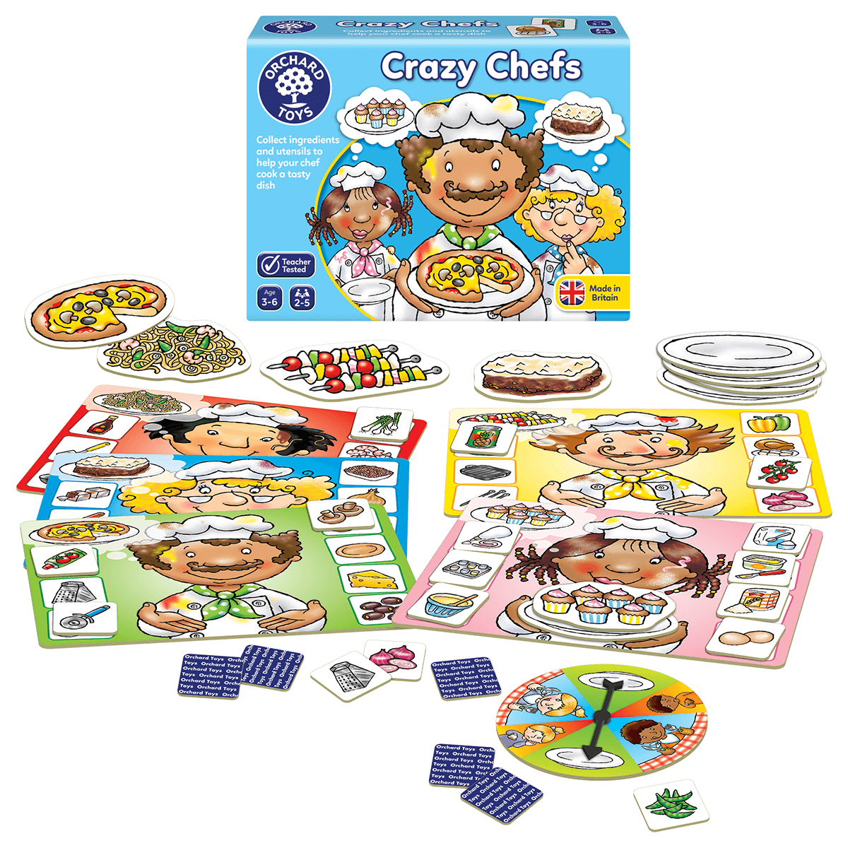 orchard toys crazy chefs game