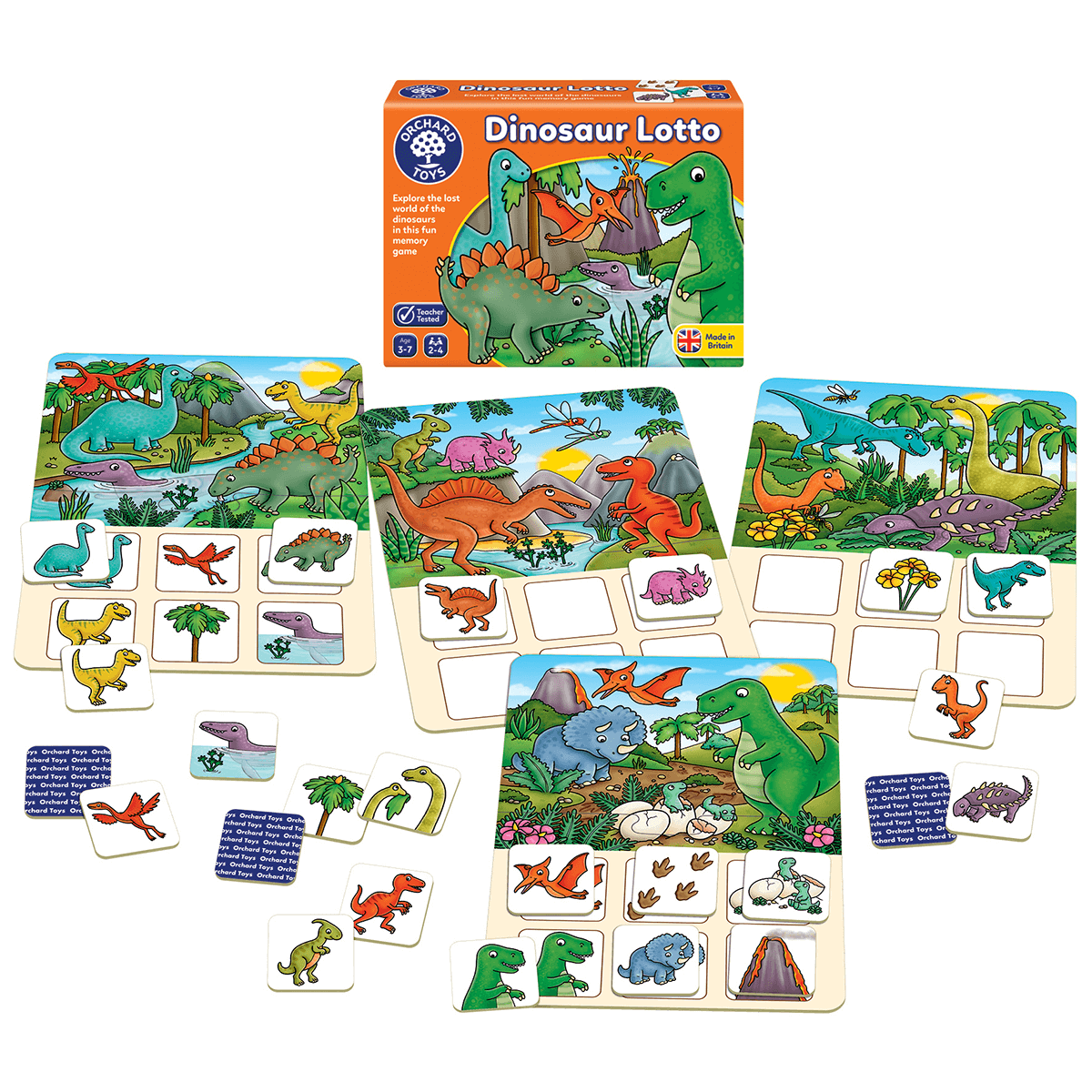 orchard toys dinosaur lotto