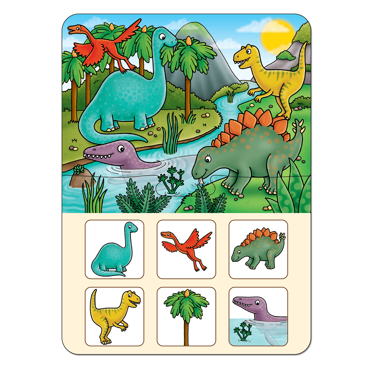 orchard toys dinosaur lotto