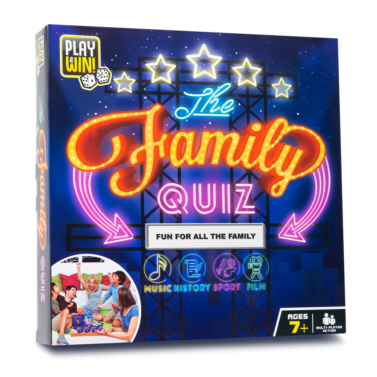play & win the family quiz board game