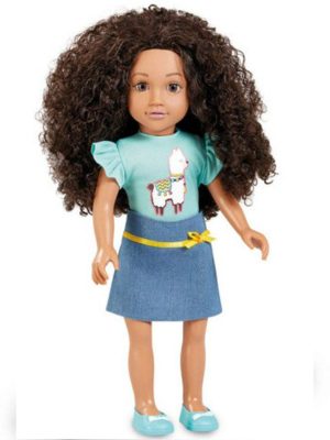 addo r friends no prob llama top & skirt set teal
