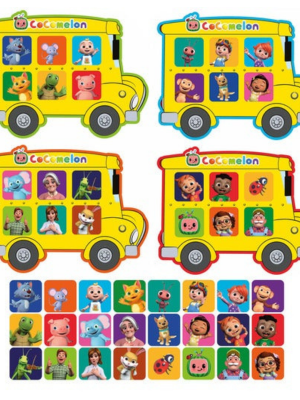 cocomelon school bus bingo game
