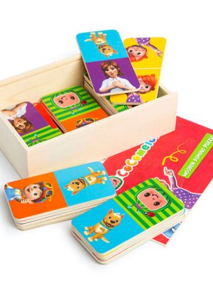 rms cocomelon wooden domino puzzle