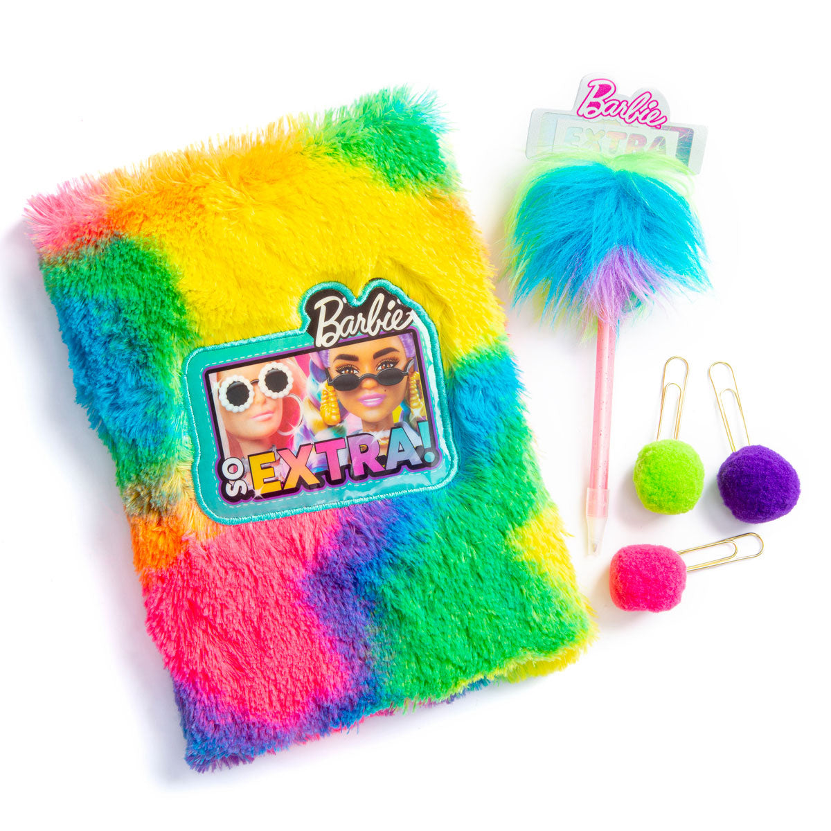rms barbie fluffy diary set