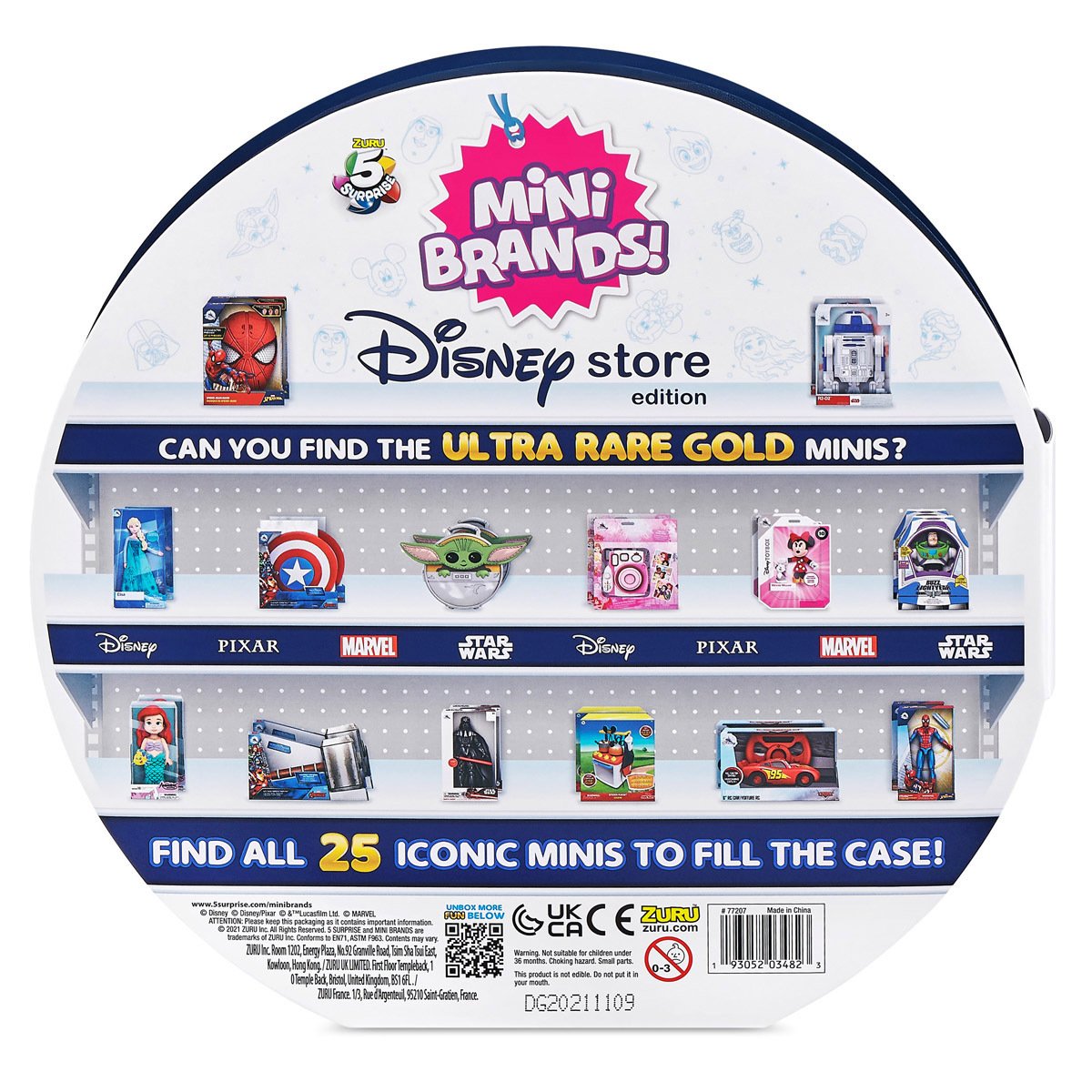 zuru 5 surprise mini disney brands collectors case with 5 minis