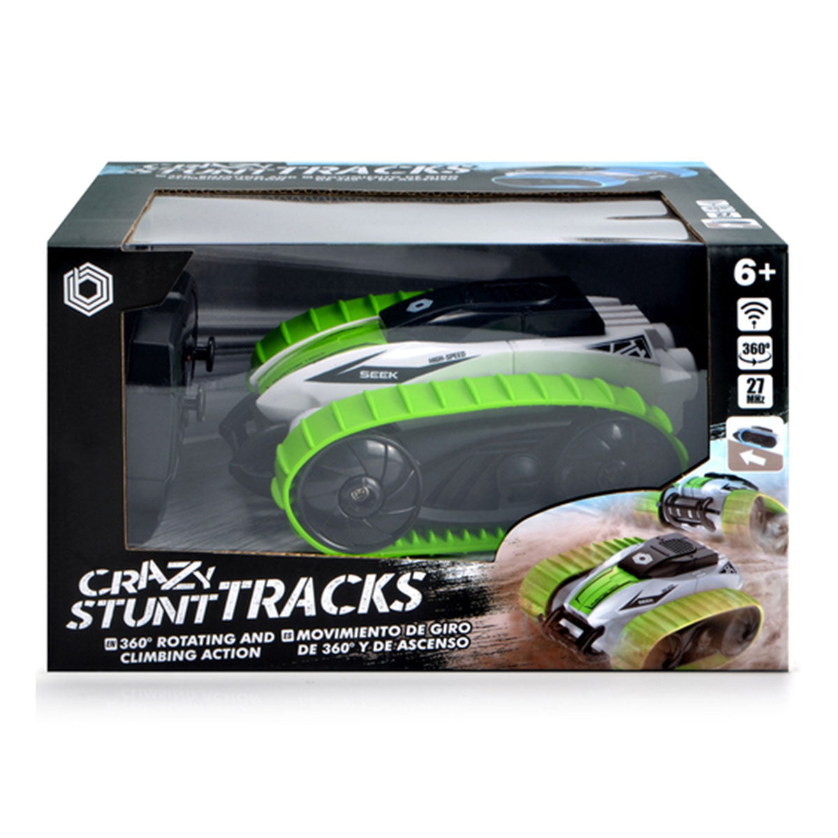 crazy stunt tracks 360 rotating remote control car