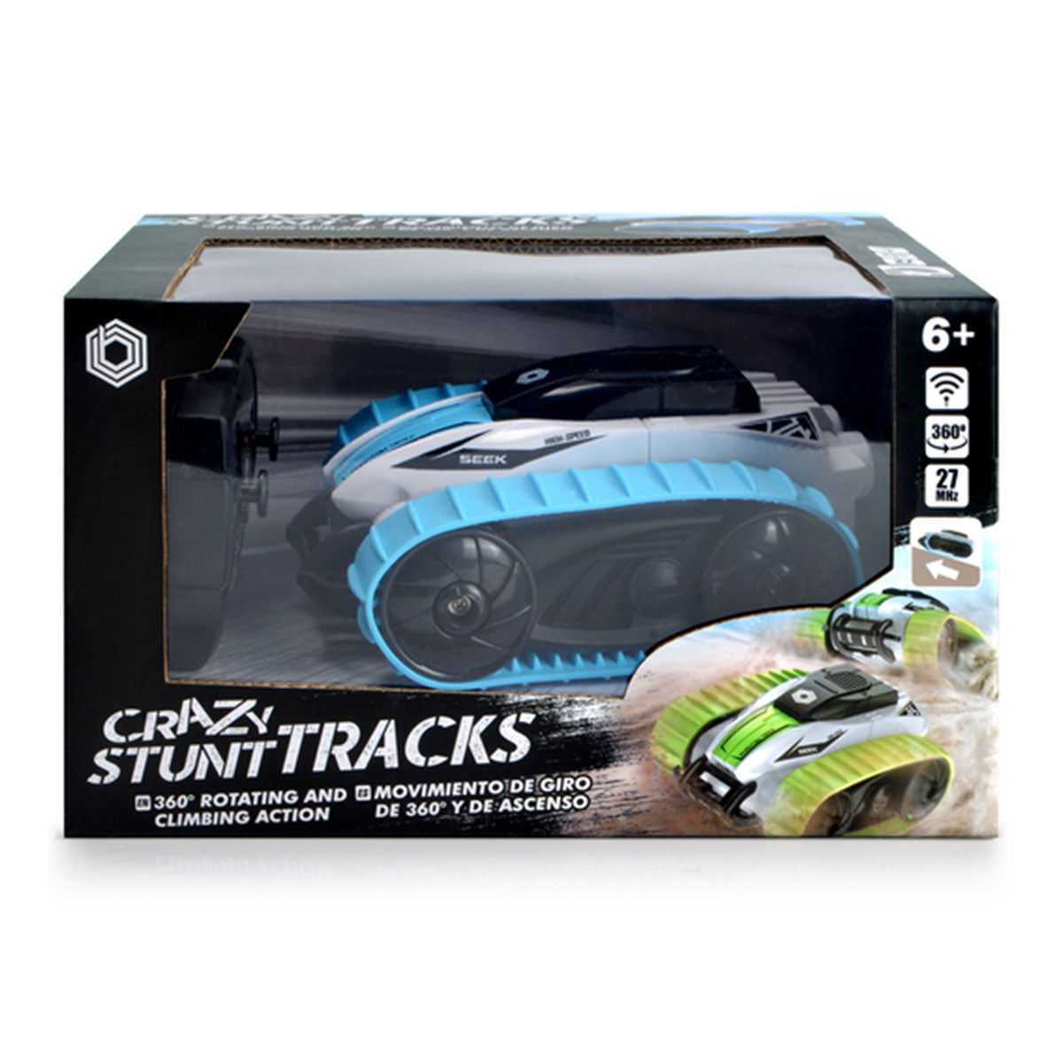 crazy stunt tracks 360 rotating remote control car