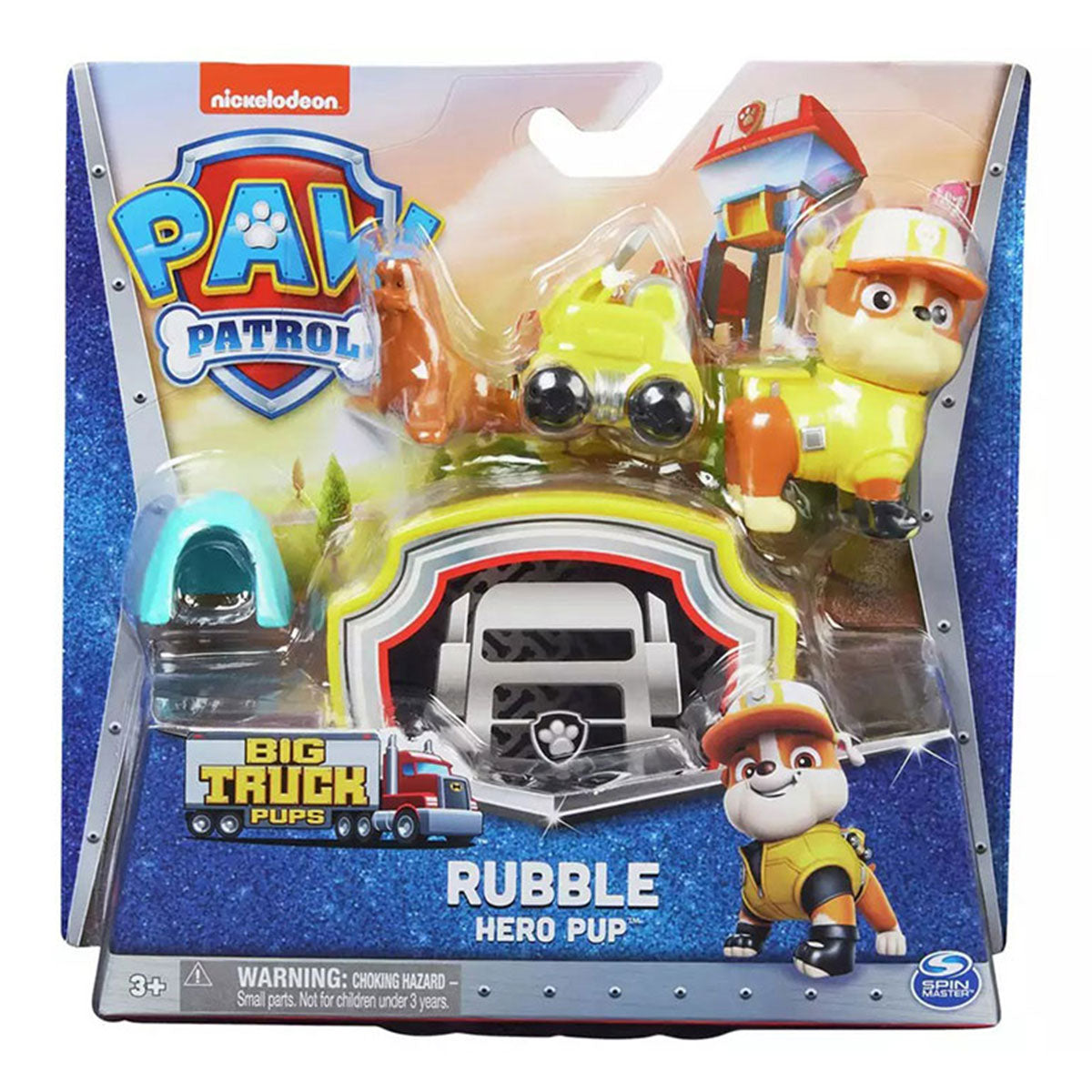 paw patrol big truck pups hero pup figure rubble