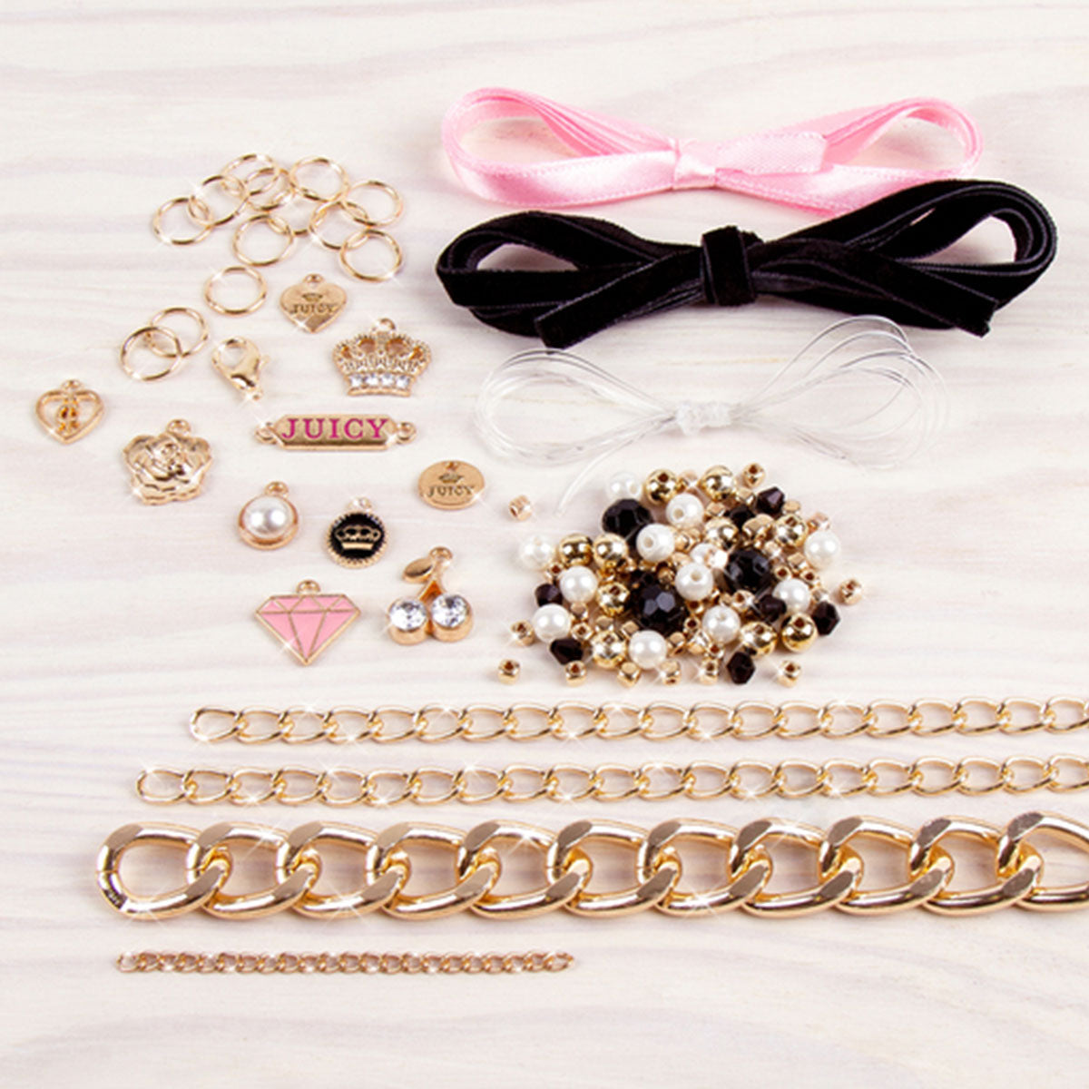 make it real juicy couture mini chains and charms craft set