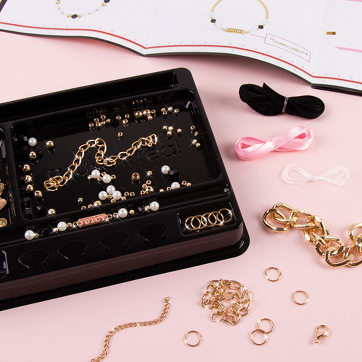 make it real juicy couture mini chains and charms craft set
