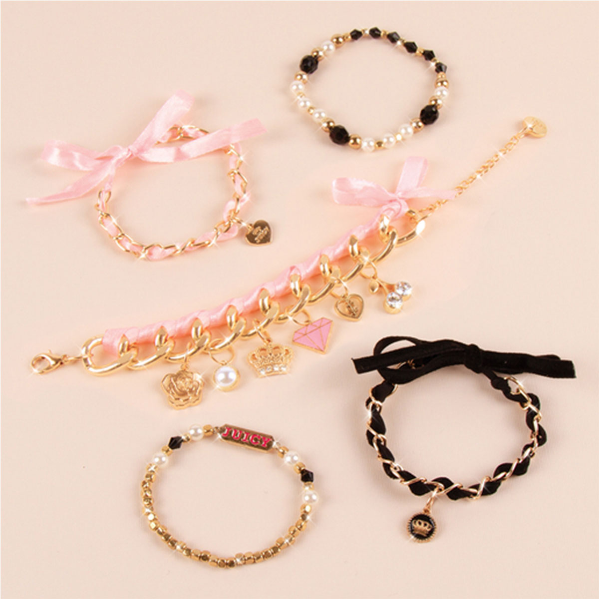 make it real juicy couture mini chains and charms craft set
