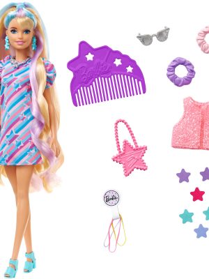 barbie totally hair doll with blonde hair