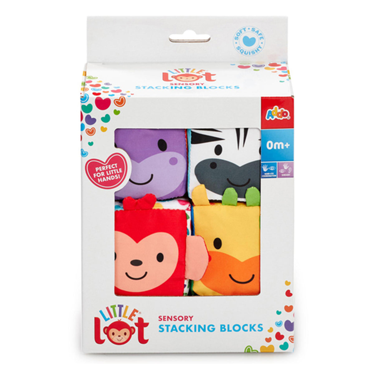 addo little lot sensory stacking blocks