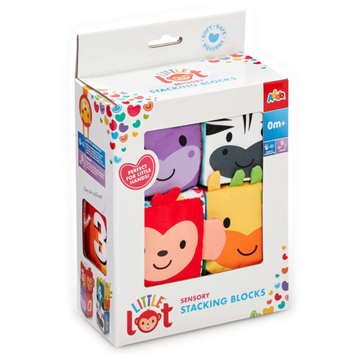 addo little lot sensory stacking blocks