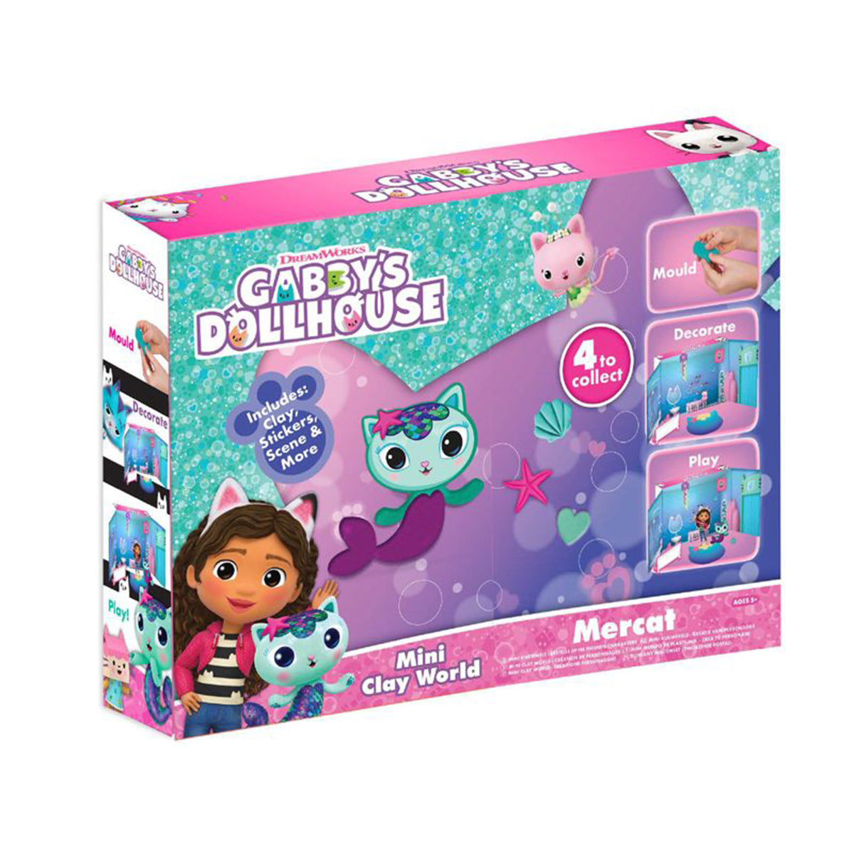 rms gabby's dollhouse mini clay world