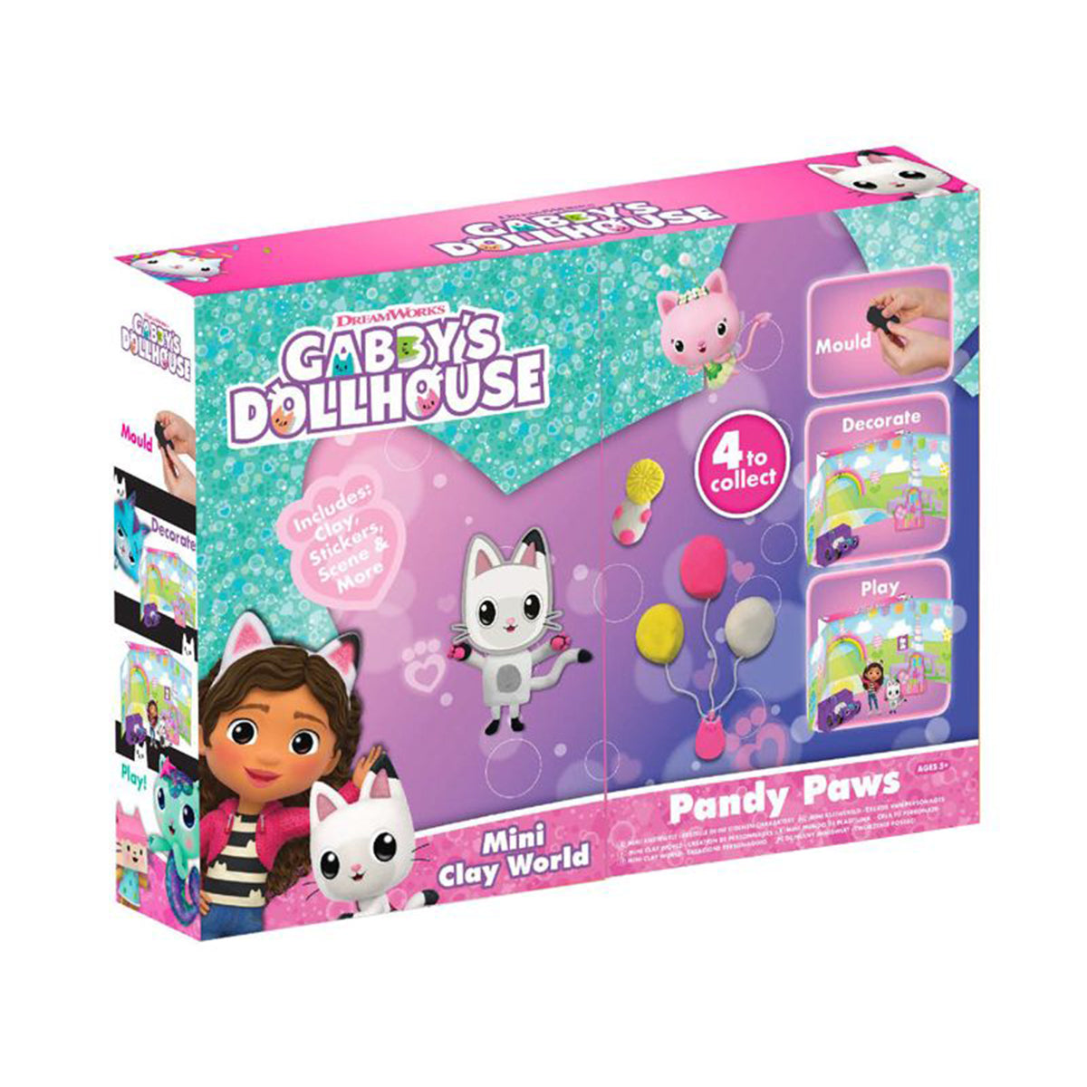 rms gabby's dollhouse mini clay world