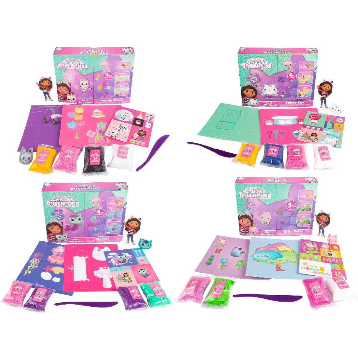 rms gabby's dollhouse mini clay world