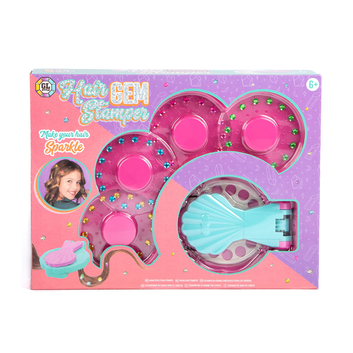 rms gl style hair gem stamper set
