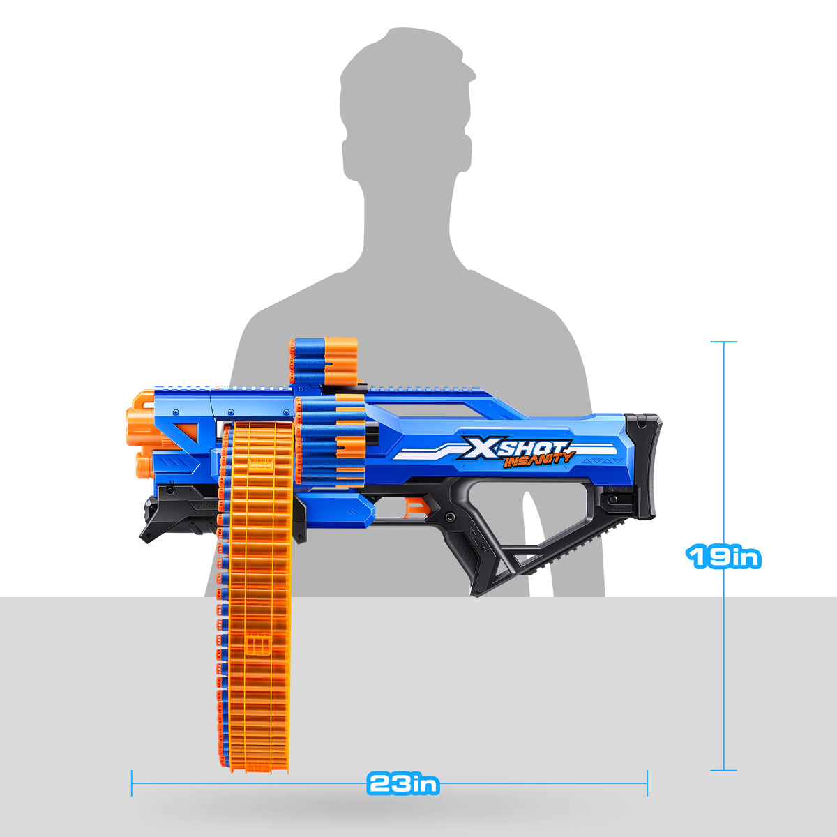 zuru xshot insanity mad mega barrel