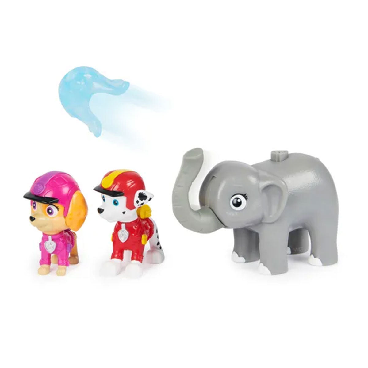 paw patrol jungle pups marshall, skye & elephant figures