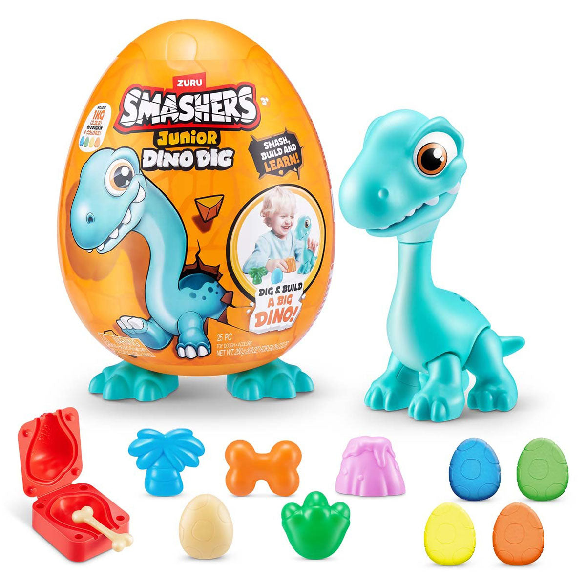 zuru smashers junior dino dig large egg