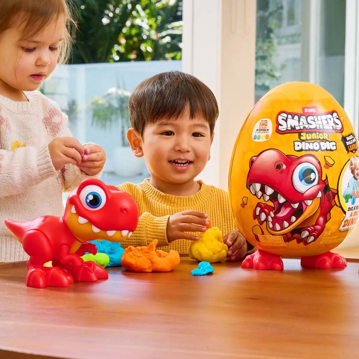 zuru smashers junior dino dig large egg