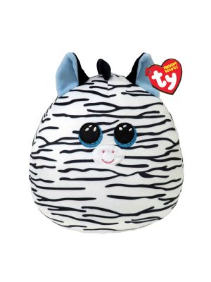 ty squish a boos 25cm plush xander the zebra