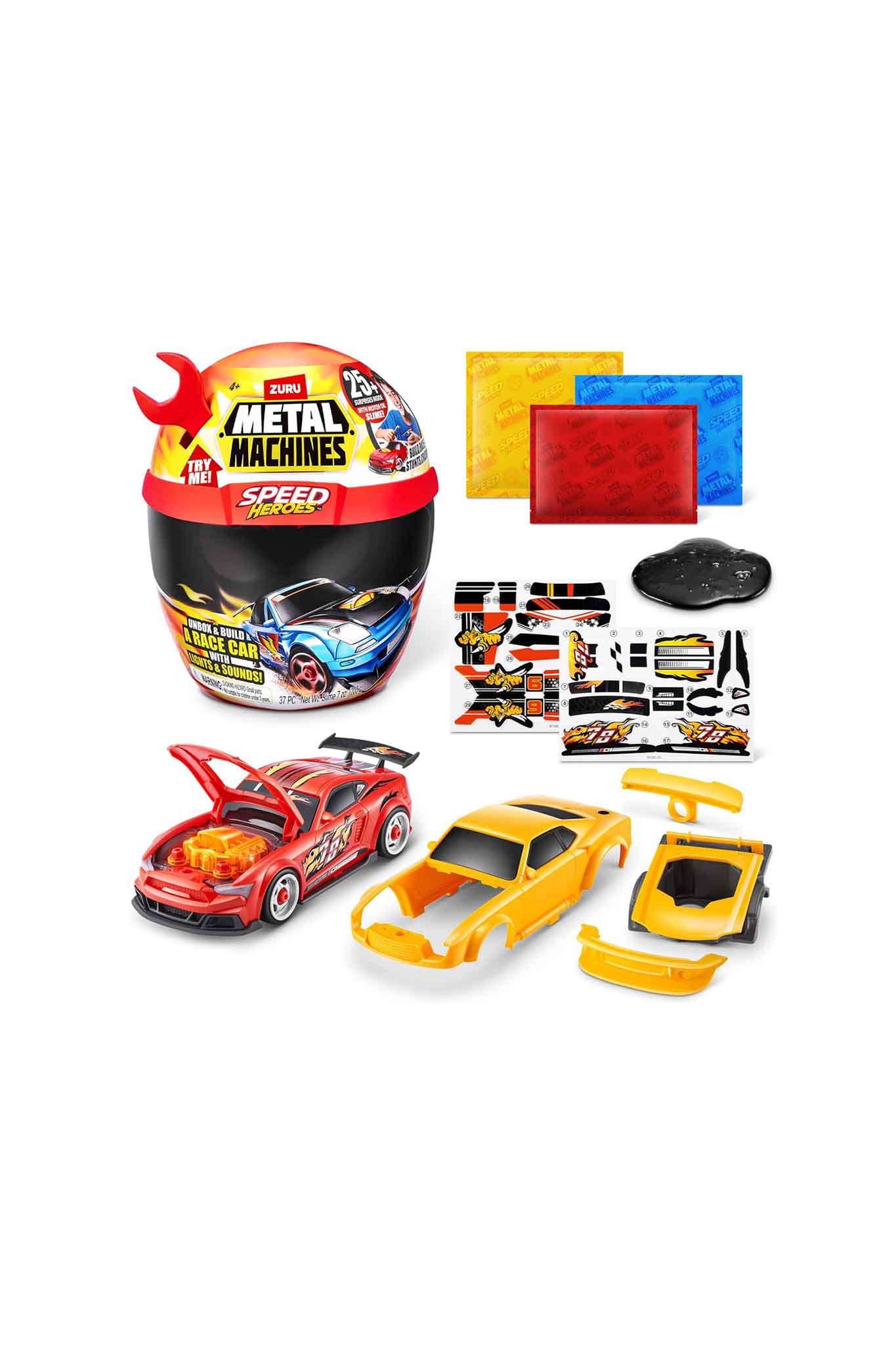zuru metal machines speed heroes surprise playset