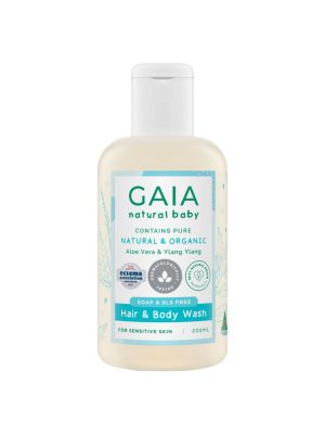 gaia natural baby hair & body wash