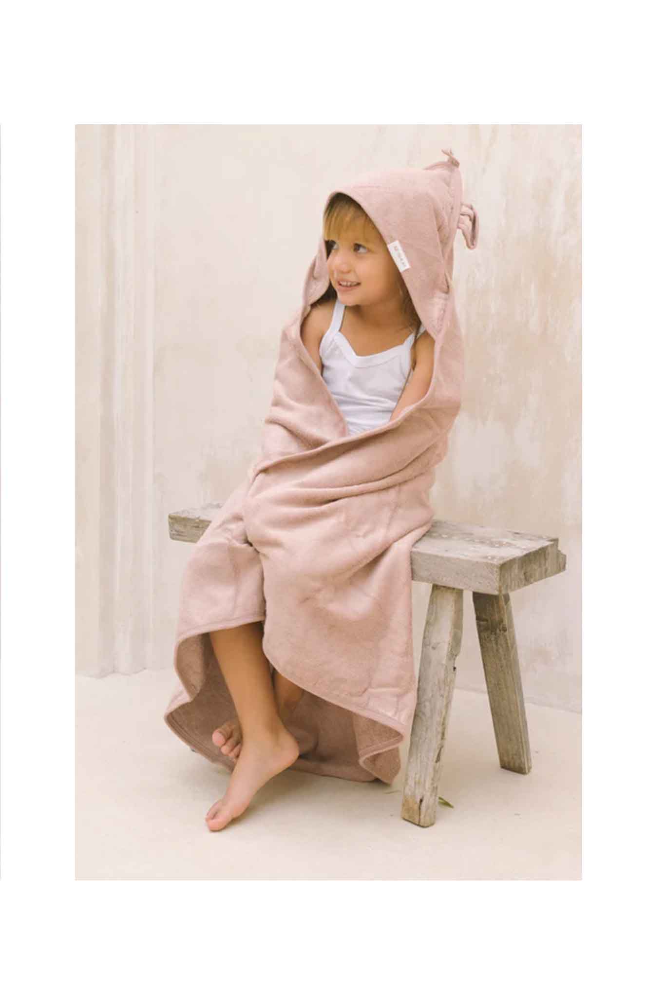 joey&mom hooded towel