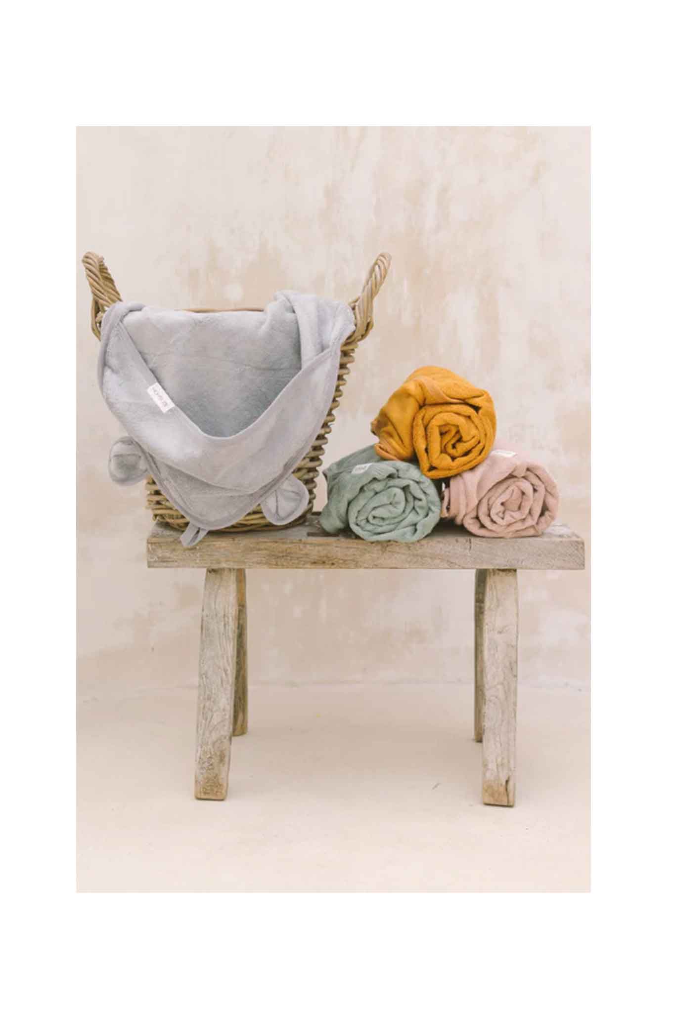 joey&mom hooded towel