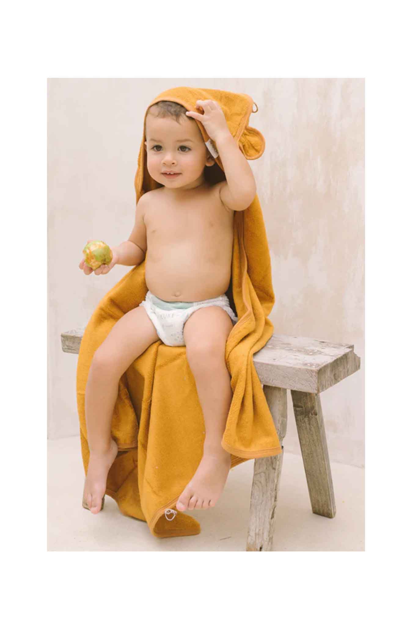 joey&mom hooded towel
