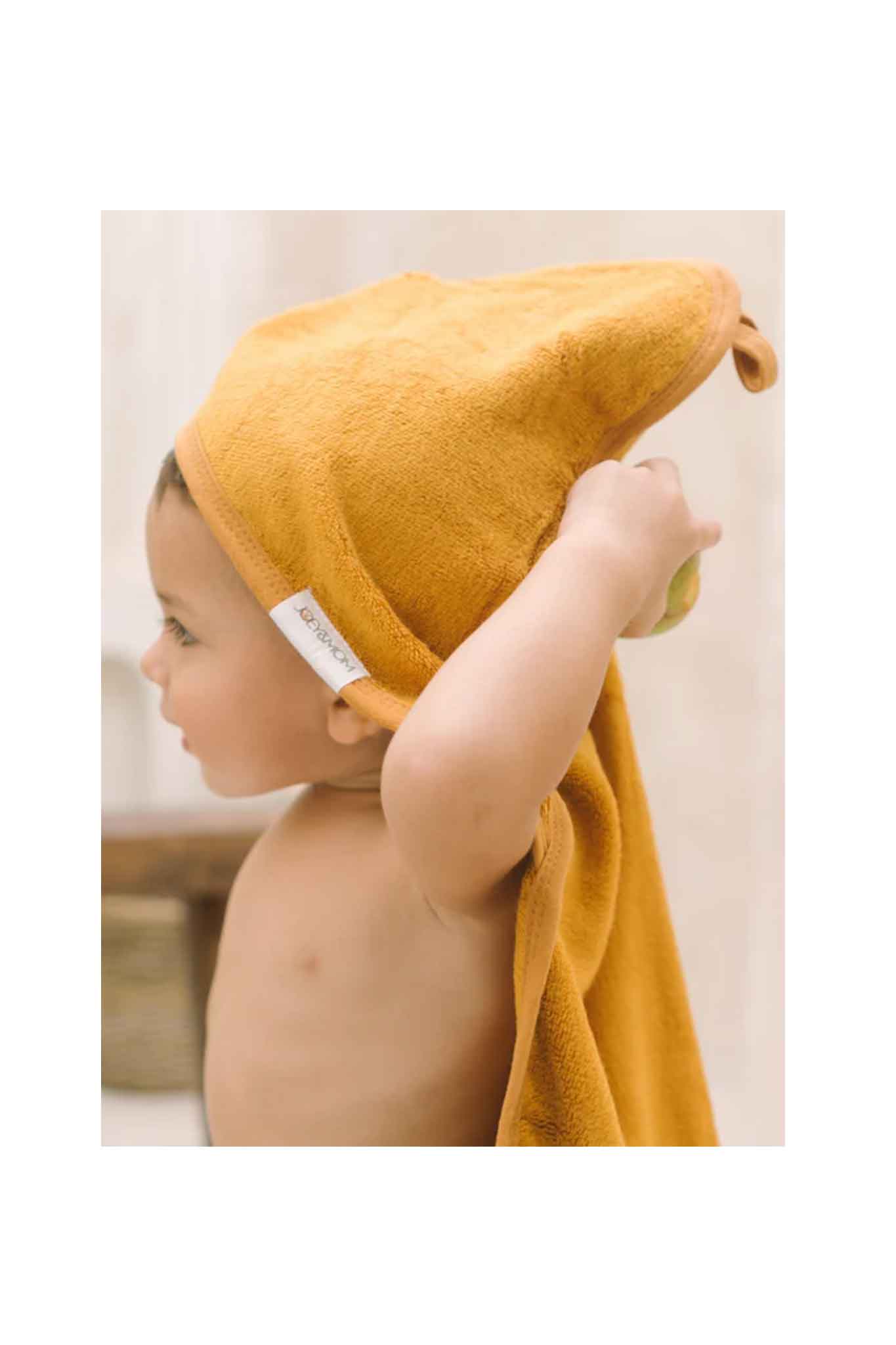 joey&mom hooded towel