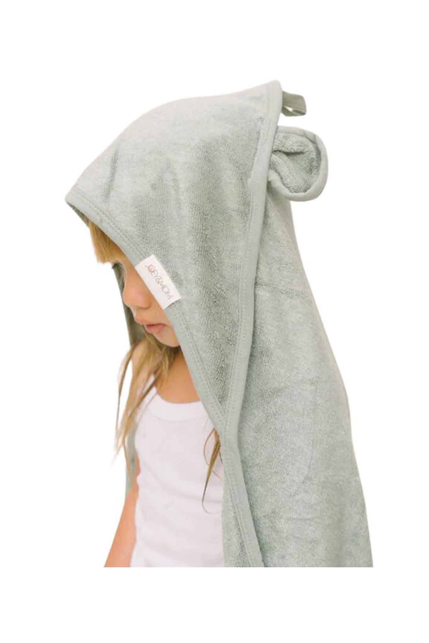 joey&mom hooded towel